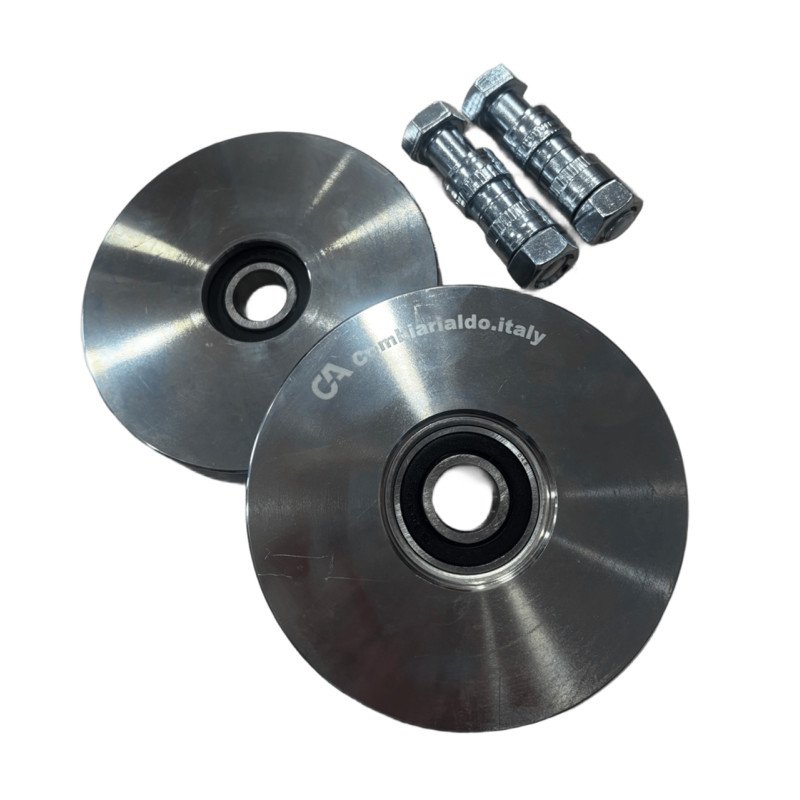 Par ruedas 140mm en V doble rodamiento COMBIARIALDO Solutimp