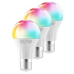 Pack 3 Ampolletas Wifi Multicolor E27 SOLUTIMP Solutimp